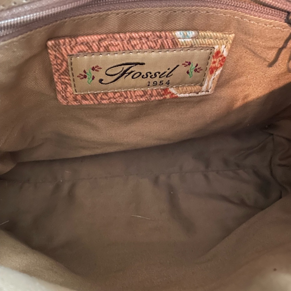 Fossil Cotton Multicolor Patchwork Shoulder Bag - image 4